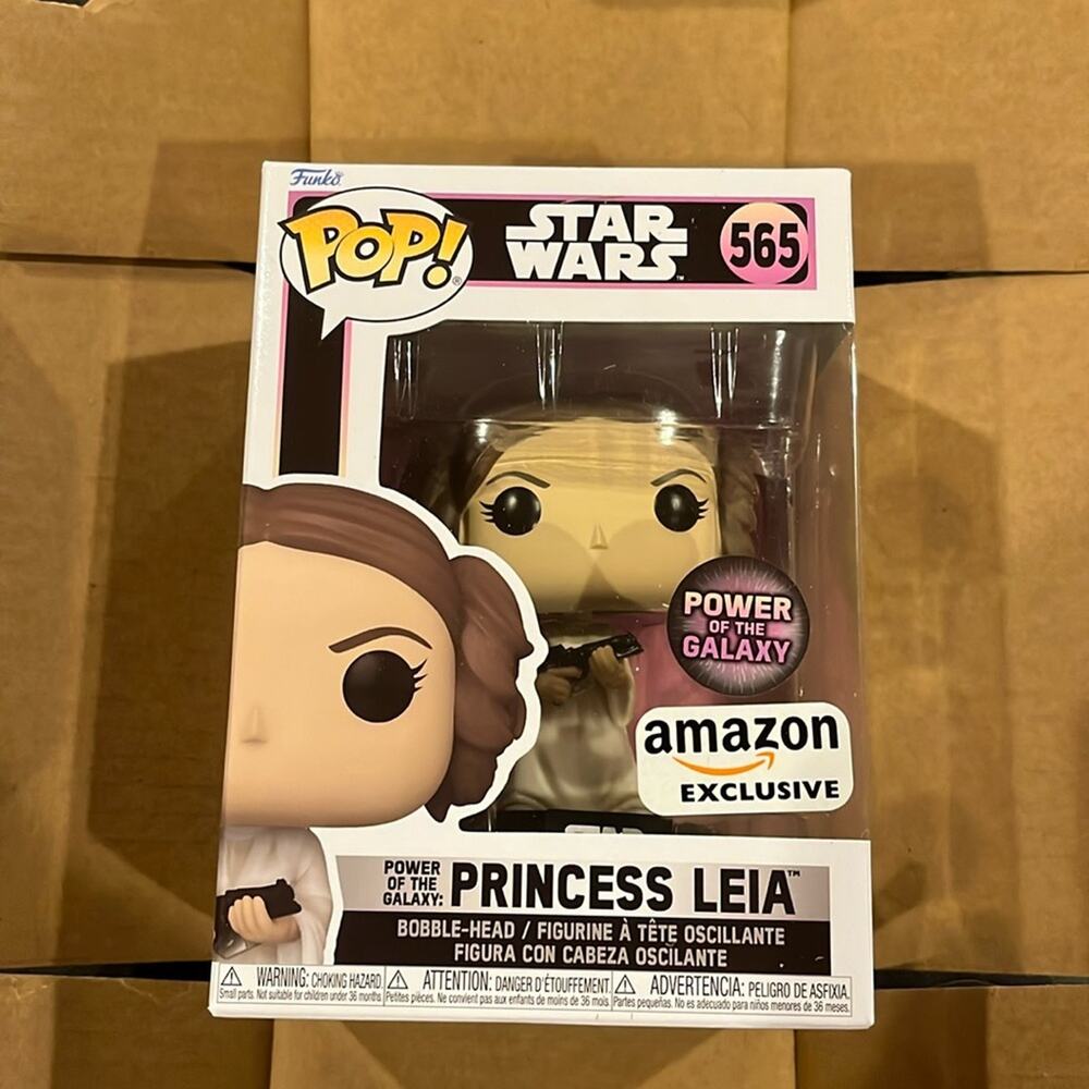 Funko Pop! Star Wars Power of the Galaxy Princess Leia Bobblehead Figurine NIB
